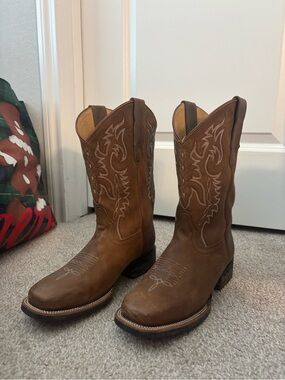 womens Brown Western Cowboy Boots